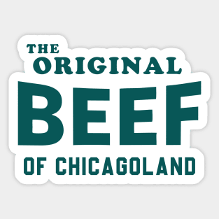 Chicagoland Beef Company Sticker